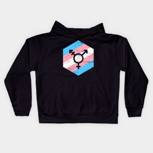 Retro Vintage Transgender Trans Icon Kids Hoodie